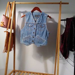 Vest S P 80s Punk Cottage Party Peasant Goth Prairie Festival Western Resort